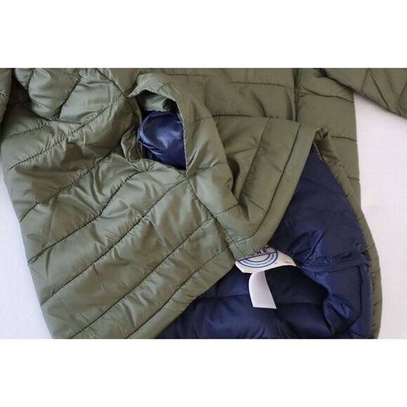 Gap Kids Sz S (6-7) Olive Green Recycled Lightweight PrimaLoft Puffer Jacket - Picture 10 of 10